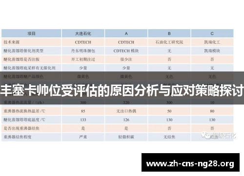 丰塞卡帅位受评估的原因分析与应对策略探讨