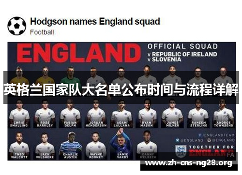 英格兰国家队大名单公布时间与流程详解
